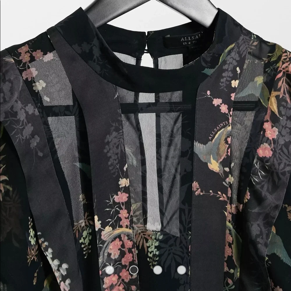 All Saints fleur Dress - Picture 5 of 9